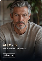 Fiktives ANDYKLA Beispiel Alexander, erwachsener Mann